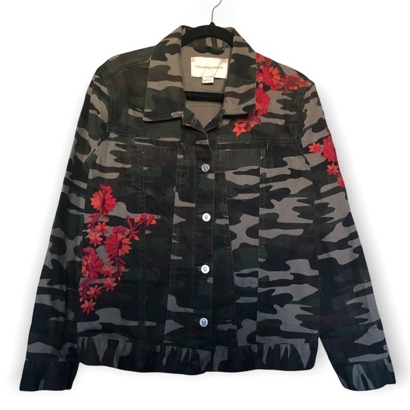 Pilcro and the Letterpress Camo embroidered jacket - Picture 7 of 13